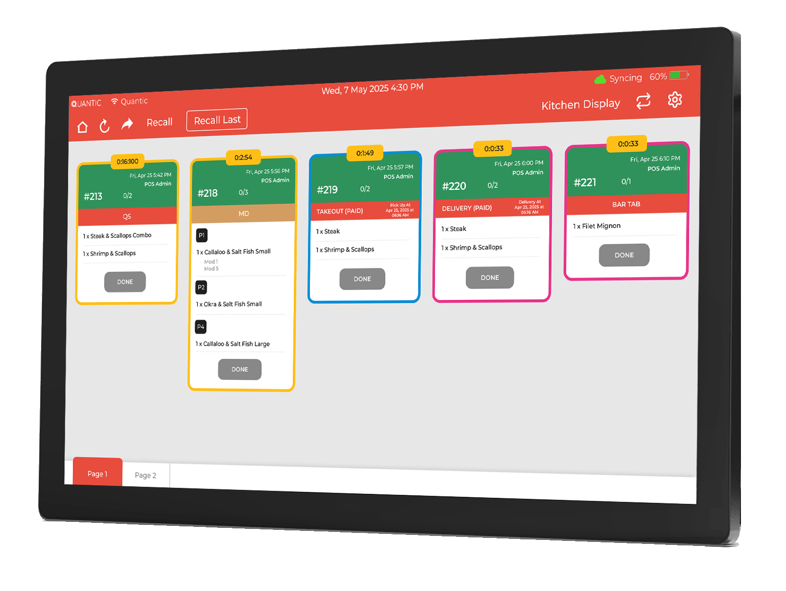 Kitchen Ticket System