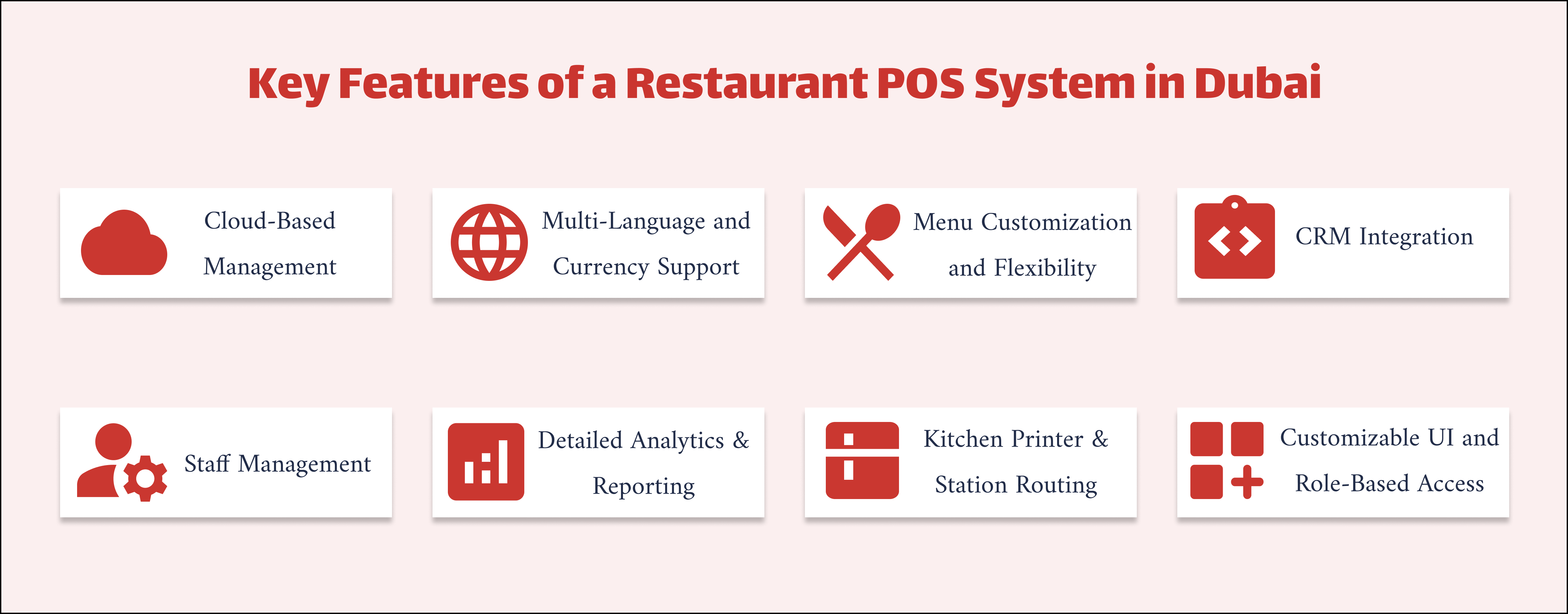 Key Features of a Restaurant POS System in Dubai Key Features of a Restaurant POS System in Dubai