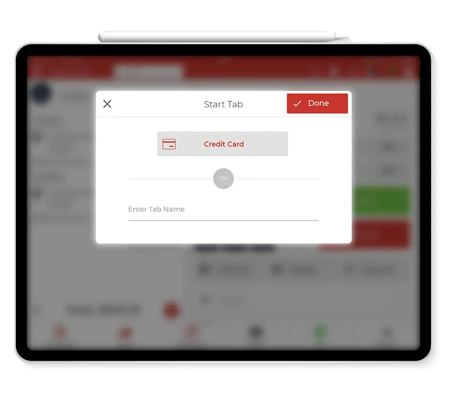 bar-tab-new-min start tab credit card option in bar pos